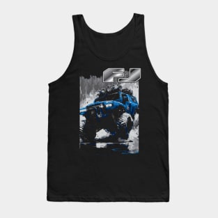 FJ Cruiser Blue Tank Top